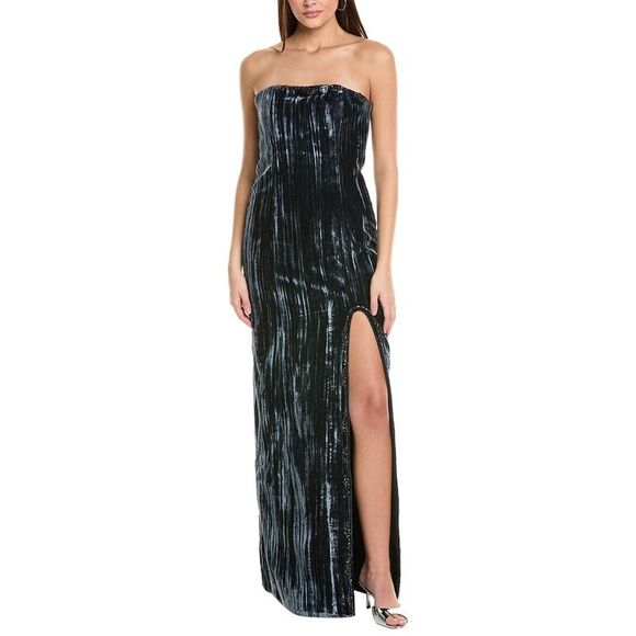 Cinq À Sept Womens  Eponine Gown, Blue - Picture 1 of 3